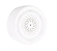 Cryfokt Sirène D'alarme WiFi Intelligente Compacte, avec Capteur de Température et d'humidité, Alimentation USB, Idéale pour Un Usage Domestique, Haute sensibilité