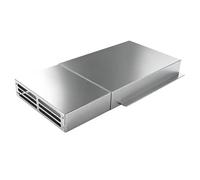 Cryfokt Sol Air Vent Extension, 2in Low Profile Alliage D'Aluminium | Déflecteur de flux d\'air latéral, longueur réglable de 11,9 à 23 pouces, résistant à la chaleur pour lit, canapé, armoire