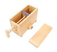 Cryfokt Souffleur d'air à Soufflet en Bois avec Conduit en Acier Inoxydable pour Une Préparation Pratique du thé 11 X 27,5 X 16,3 Cm