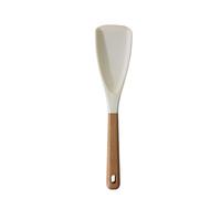 Cryfokt Spatule en Silicone Durable, Outil de Cuisson Antiadhésif pour la Cuisine, Préparation des Aliments, 12 Pouces, Bleu (WHITE)