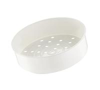 Cryfokt Support de Cuisson à la Vapeur en Plastique, Accessoire de Cuisson Léger et Sûr pour Cuiseur à Riz, Support de à la Vapeur Universel Pratique pour les Familles Occupées (4L)
