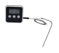 Cryfokt Thermomètre de Cuisson Numérique Multifonction avec Minuterie