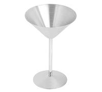 Cryfokt Verre à Cocktail en Acier Inoxydable 304, Gobelet à Champagne Incassable pour Camping en Plein Air, Pique-nique, Verre à Vin Réutilisable, Design Moderne et élégant, Fournitures de Bar à