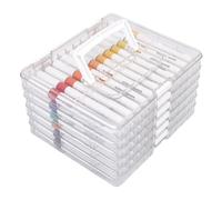 Cryfokt Vibrant Acrylic Paint Markers Set of 72 for Versatile Art Projects