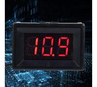Cryfokt Voltmètre Numérique 0,36 ", étanche, à Deux Fils, Affichage LED, avec Résistance Réglable, pour Appareils de Circuit DC 2.4-30V (#1)