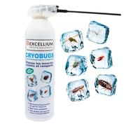 Cryobugs Bombe de Froid Anti-Insectes -40°C 500ml EXCELLIUM PROFESSIONNEL | Froid -40°C sans substance active · Volants et rampants · Tube prolongateur · Cuisines, chambres, textiles