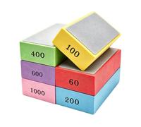 Cryptisg 6 Pièces Disques De Ponçage Diamantés, Tampons De Polissage à La Main En Diamant, Tampons De Polissage Cale à Poncer Carrelage Blocs De Ponçage Diamant Poncer, pour Carreaux Pierre Marbre
