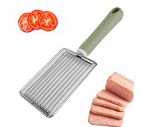 Cryptisg Trancheur à Tomates en Acier Inoxydable, Trancheuse avec Poignée | Portable Coupe Tomates en Tranches, Multifonction Coupe-légumes, Jambon Tomate Fromage Cuisine Outil de Coupe D'Aliments Mou