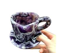 Crystal Hand Craft Cup Dream Amethyst Heart for Gift Home Decoration
