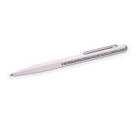 Crystal Shimmer Ballpoint Pen, Black Ink With Pink Crystal Stones And Rose Gold Plated