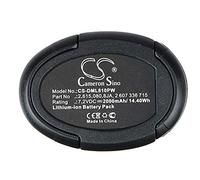 CS-DML810PW Batterie 2000mAh Compatible avec [DREMEL] 8100, 8100 Cordless Multi-Tool remplace 2 607 336 715, 2.615.080.8JA, 26150808JA, 85-0352, B808-01, B808-02, F0138100JB