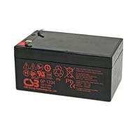 CSB - Batterie AGM GP1234 12 V 3,4 Ah avec connecteur 4,8 mm VDs G124030, dimensions 134 x 67 x 65 mm