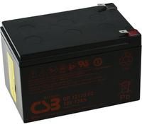CSB Batterie de secours au plomb GP 12120 F2 12V 12Ah