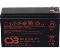 CSB Battery HR 1224W high-rate HR1224WF2F1 Batterie au plomb 12 V 5.8 Ah plomb (AGM) (l x H x P) 151 x 98 x 51 mm cosses plates