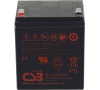 CSB Battery HR 1227W high-rate HR1227WF2 Batterie au plomb 12 V 6.2 Ah plomb (AGM) (l x H x P) 90 x 106 x 70 mm cosses plates