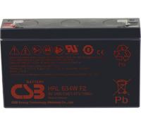 CSB Battery HRL 634W high-rate longlife HRL634W Batterie au plomb 6 V 8.4 Ah plomb (AGM) (l x H x P) 151 x 99 x 34 mm cosses plates 6,35 mm sans entretien,