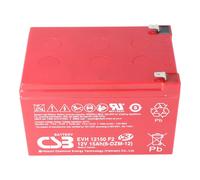 CSB-EVH12150X3 Batterie plomb-acide 12V AGM 15Ah, 151x98x101,8mm Faston 6,3mm résistante aux cycles + standby