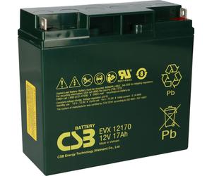CSB-EVX12170 Batterie au plomb 12V 17Ah AGM sans entretien M5 pôle plat