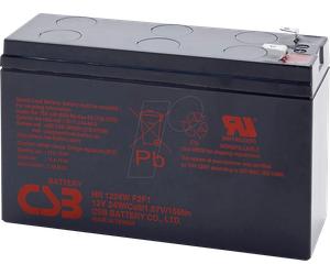 CSB HR1224WF2F1 - Batterie plomb feutre, à courant fort, 12 V, 24 W