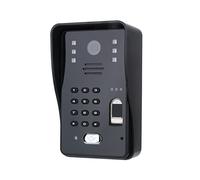 CSDASW 7 Pouces WiFi sans Fil vidéophone Sonnette Interphone avec câble d'empreintes digitales RFID AHD 1080P Système de contrôle d'accès à la Porte Vue Large(SY703WMJLP11)