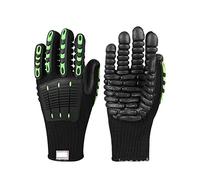CSDASW Gants de travail l'industrie la mécanique gant anti-vibration résistant aux coupures for perceuse à percussion Haute résistance