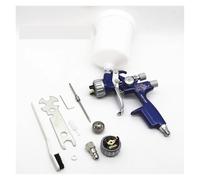 CSDASW Pistolet pulvérisateur à air comprimé avec buse de 1,3 et,7 mm adaptateur, réservoir 600cc, raccord rapide, sans lavage, godet mélange peinture Revêtement mural