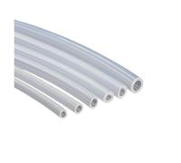 CSFFA 1/5/10M tuyau en caoutchouc de silicone transparent de qualité alimentaire ID 0,5 1 2 3 4 5 6 7 8 9 10 12 13 14mm O.D tube de silicone non toxique flexible(10 Meters,ID 5mm x 9mm OD)