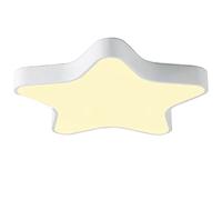 CSSYKV Plafonniers LED Plafonnier Coloré Minimaliste Moderne pour Chambre d'enfant Pentagram Design Plafonnier Gradation Trichromatique Près d'un Luminaire Encastré, LED Eye Protection Filles