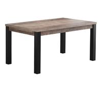 Cstore Table à manger Emile - brun tabac et noir