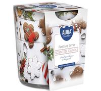 Ct Bougie Parfum Verre Festive Time 22hd7xh8cm (lot de 6)