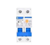CT65LE-63 230V 2P 4P 63A RCBO RCCB RCD disjoncteur de courant résiduel 30mA AC 50HZ court-circuit de surcharge, Protection contre les fuites(1P N,25A)