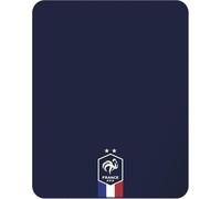 CTI Plaid polaire enfant imprimé FFF HEXAGONE Équipe de France Bleu 110x140 cm