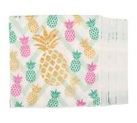 CTIRCHIU 100 Pièces Serviettes en Papier à Imprimé Tropical Hawaïen pour Fête Bord Piscine, Décor Maison, Absorption Stable, pour Sandales Femme