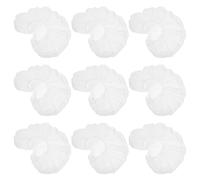 CTIRCHIU 50 Pièces Taies D'oreiller Jetables en Tissu Non Tissé Blanc, Housses U pour Appuie-tête, Pliables, Propres et Hygiéniques, pour Soins du Visage et Spa