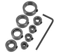 CTIRCHIU Butée de Profondeur de Foret 3-16 Mm en Acier Carbone, Ensemble de Butées de Perçage Clé Hexagonale, Limiteur de Profondeur pour Perceuse Électrique, Accessoire pour Travail