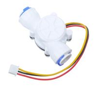 CTIRCHIU Capteur de Débit D'eau Mini en Plastique Blanc Composant Hall Haute Sensibilité, Optimisant le Contrôle du Débit pour Plomberie et Environnements Industriels