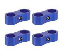 CTIRCHIU Collier et Absorption des Vibrations Installation Facile de Serrage Bleu en Alliage D'aluminium pour Durite Automobile et Conduite de Carburant pour Fixation Moteur
