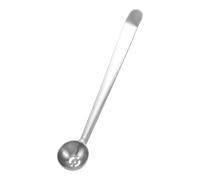 CTIRCHIU Cuillère à Olives Antirouille en Acier Inoxydable avec Long Manche, Drainage Rapide Ustensile Cuisine Coréenne pour Maison et Cuisson
