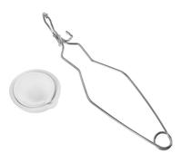 CTIRCHIU Kit de Fusion de Métaux Stable Pinces à Creuset en Métal Résistant la Rouille Ensemble de 1 Set pour Laboratoire et Bureau