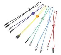 CTIRCHIU Lanière pour Masque et Protection Coupe-vent en Polyester 6pcs Garçon et Filles Design Cartoon Mignon, Sangle Ajustable pour École et Voyage