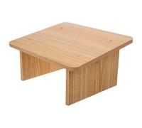 CTIRCHIU Marche Pied Bois Confortable et Antidérapant en Bois Minimaliste, Repose-Pieds sous Bureau pour Bureau et Maison