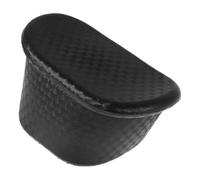 CTIRCHIU Oreiller Allongé Noir en Pvc Imperméable pour Lit de Shampoing, Coussin de Soutien Nuque Confortable Design Élégant, Accessoire pour Salle de Bain