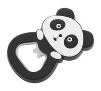 CTIRCHIU Ouvre-bouteille pour Ouvrir Capsules de Bière Forme Panda en Alliage Noir Magnétique Outil Décoratif pour Camping et Pique-niques