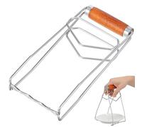 CTIRCHIU Pince Anti-chaleur Pince Cuisine Pratique en Acier Inoxydable et Bois Maintien Sécurisé et Protection Brûlures pour Saisir Plats, Bols et Assiettes