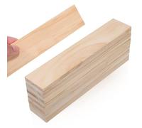CTIRCHIU Planche Bois Artisanat Beige 12pcs 200x40x6mm en Pin, pour Travaux Manuels et Pochoirs, pour Projets DIY et Décoration Maison