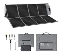 CTOLITY Panneau Solaire Portable de 400W, Pliable et Durable, Accompagné d'une Mallette de Support Réglable et d'un Indice d'Étanchéité IP65 pour Le Camping Power Station générateur Solaire téléphone