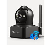 Ctronics 2.5k 4G Caméra Interieur avec Carte SIM, Suivi Auto
