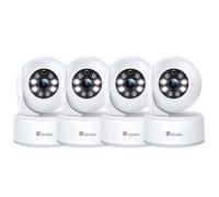 Ctronics 2,5K 4MP Caméra Surveillance WiFi Intérieure, 2,4/5GHz PTZ Caméra