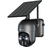Ctronics 2.5K 4MP Caméra Surveillance WiFi Solaire Extérieur, PTZ Caméra Surveillance sans Fil sur Batterie 10000mAh 2560x1440P Vision Nocturne Couleur PIR Détection Humaine Audio Bidirectionnel IP66