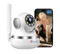 Ctronics 4G Caméra Surveillance Intérieure, Suivi Automatique,App & PC